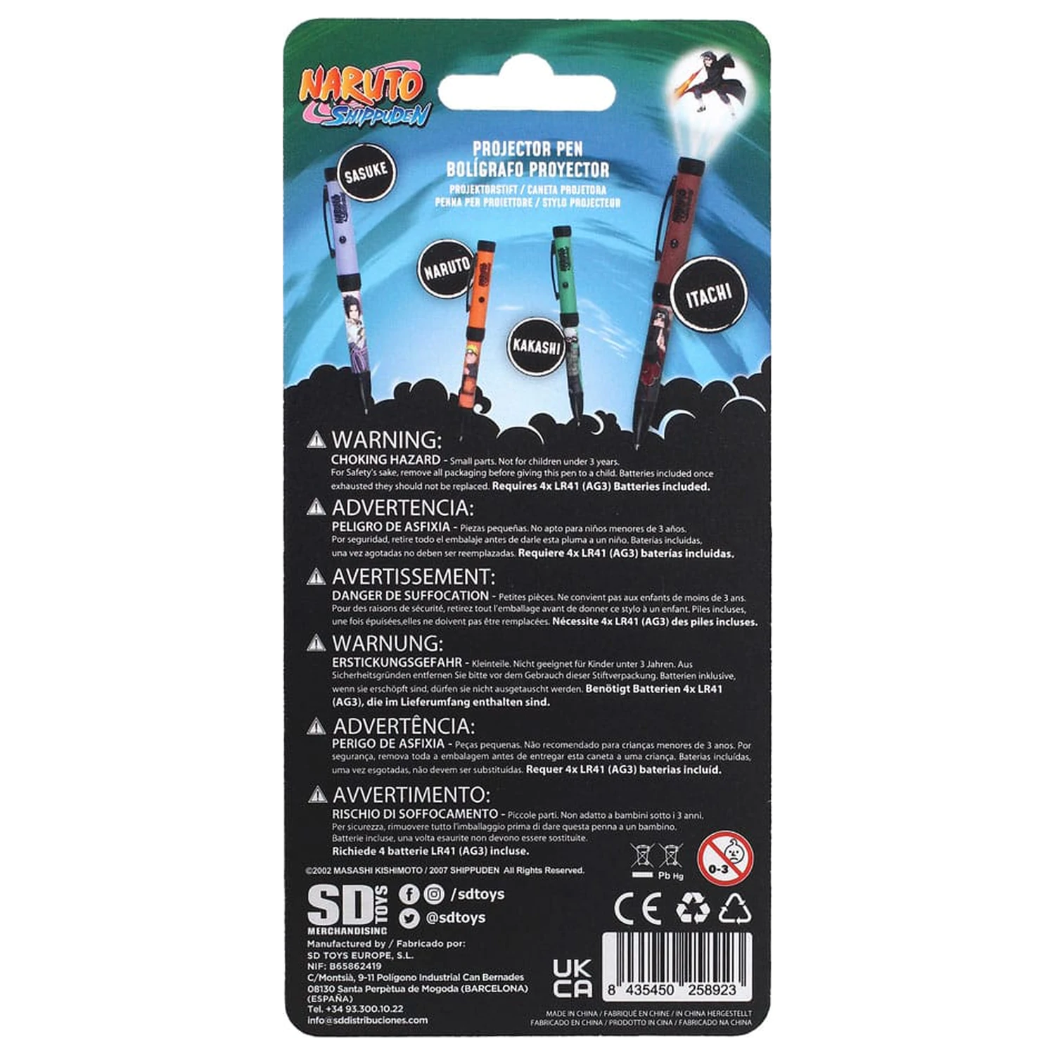 Naruto Shippuden Pen with Light Projector Itachi product photo