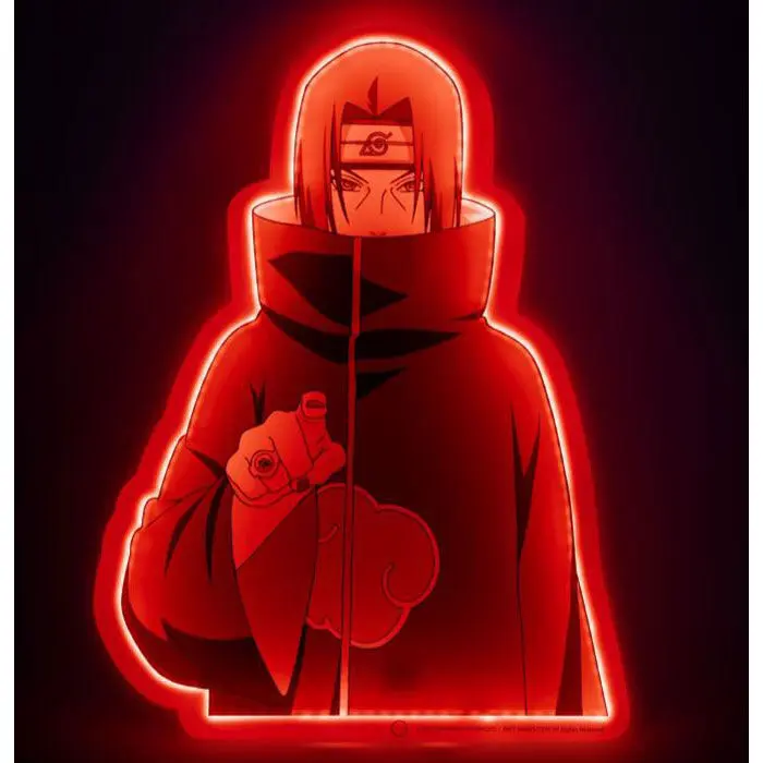 Naruto Shippuden LED Wall Lamp Light Itachi Uchiha 40 cm product photo