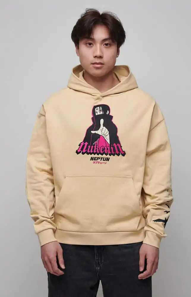 Naruto Shippuden Hooded Sweater Graphic Beige termékfotó