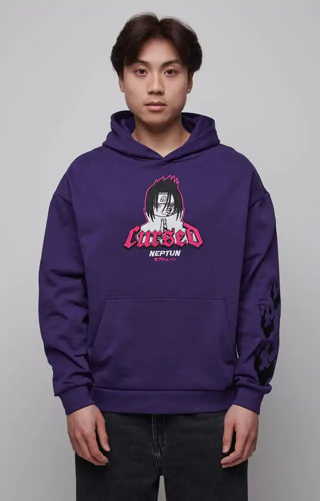 Naruto Shippuden Hooded Sweater Graphic Purple termékfotó