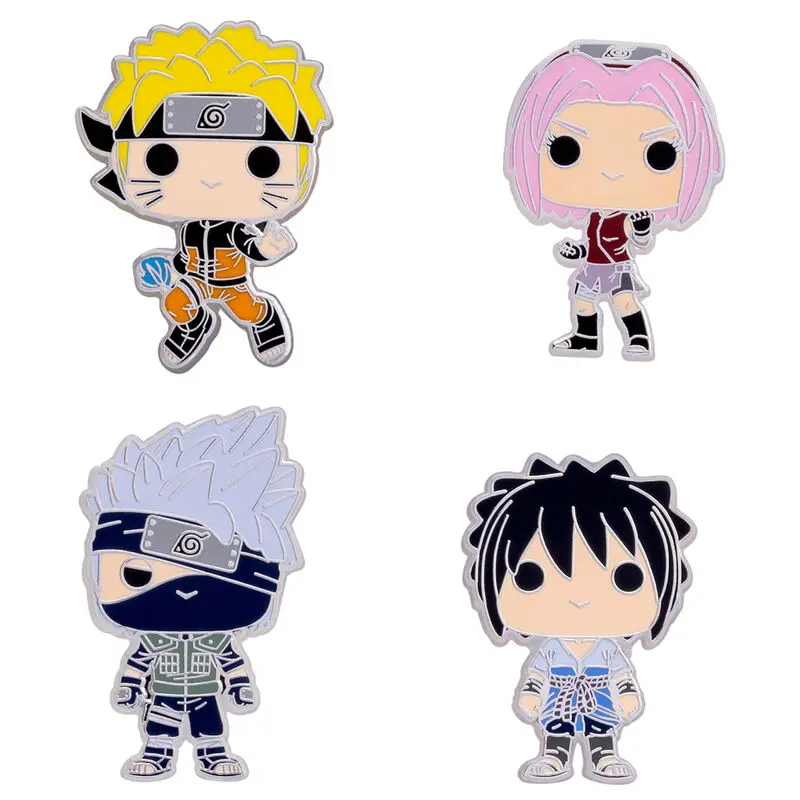 Naruto POP! Enamel Pins 4-Set Team 7 4 cm product photo