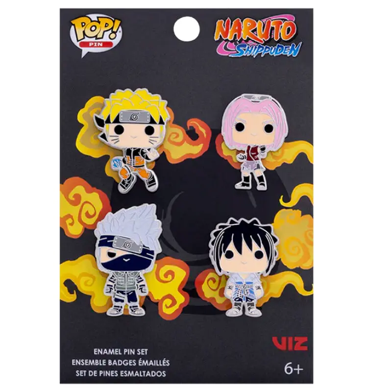 Naruto POP! Enamel Pins 4-Set Team 7 4 cm product photo
