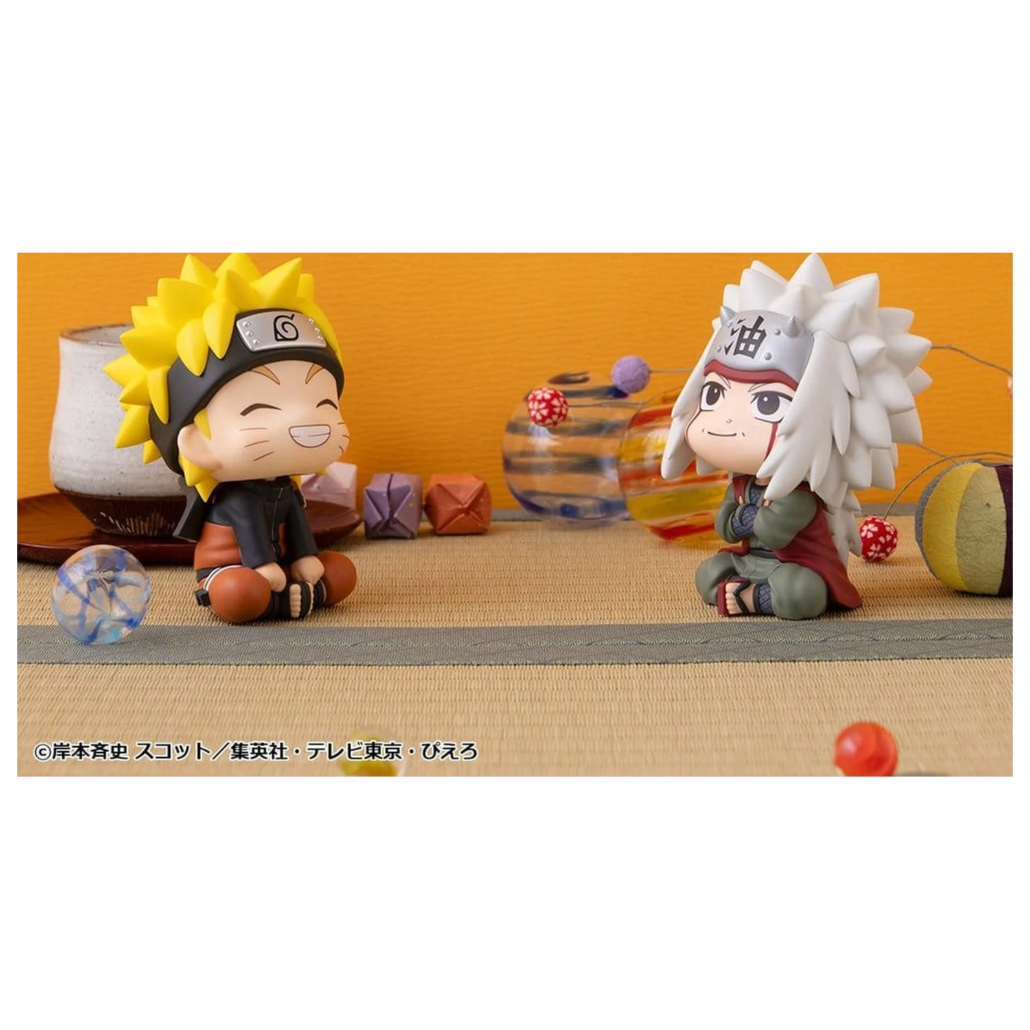 Naruto Shippuden Look Up PVC Figures 2-Pack Naruto Uzumaki Smile Ver. & Jiraiya 11 cm (with gift) product photo