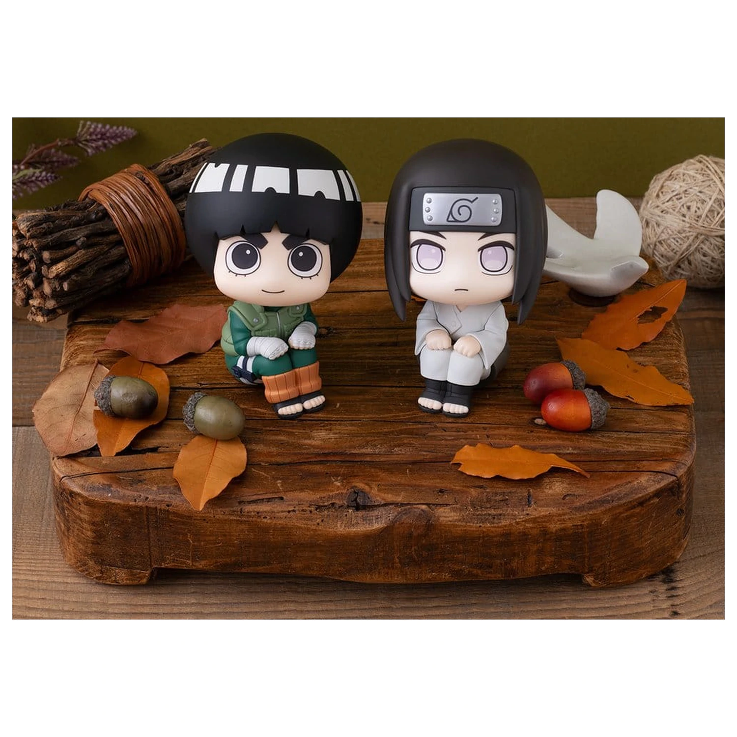 Naruto Shippuden Look Up PVC Figures 2-Pack Rock Lee & Neji Hyuga 11 cm (with gift) product photo