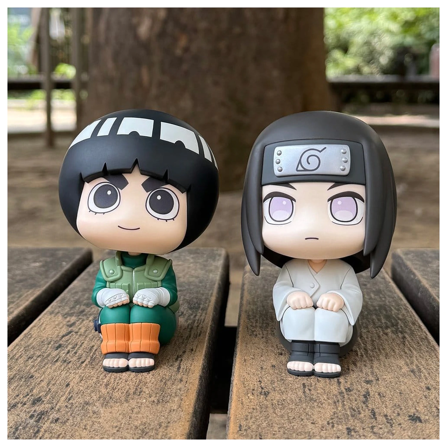 Naruto Shippuden Look Up PVC Figures 2-Pack Rock Lee & Neji Hyuga 11 cm (with gift) product photo