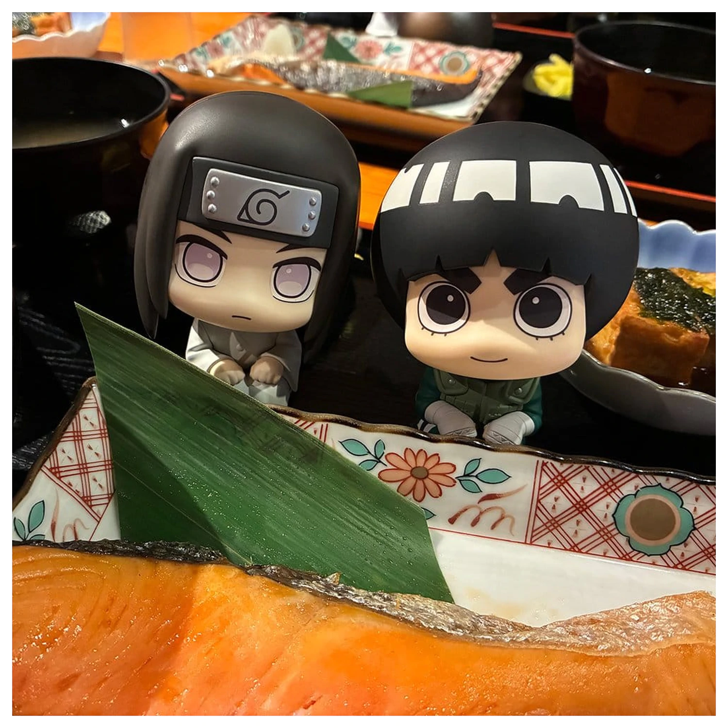Naruto Shippuden Look Up PVC Figures 2-Pack Rock Lee & Neji Hyuga 11 cm (with gift) product photo
