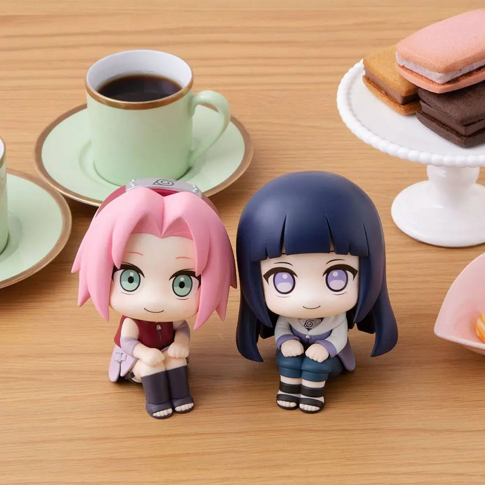 Naruto Shippuden Look Up PVC Statues Haruno Sakura &amp; Hyuga Hinata Limited Ver. 11 cm product photo