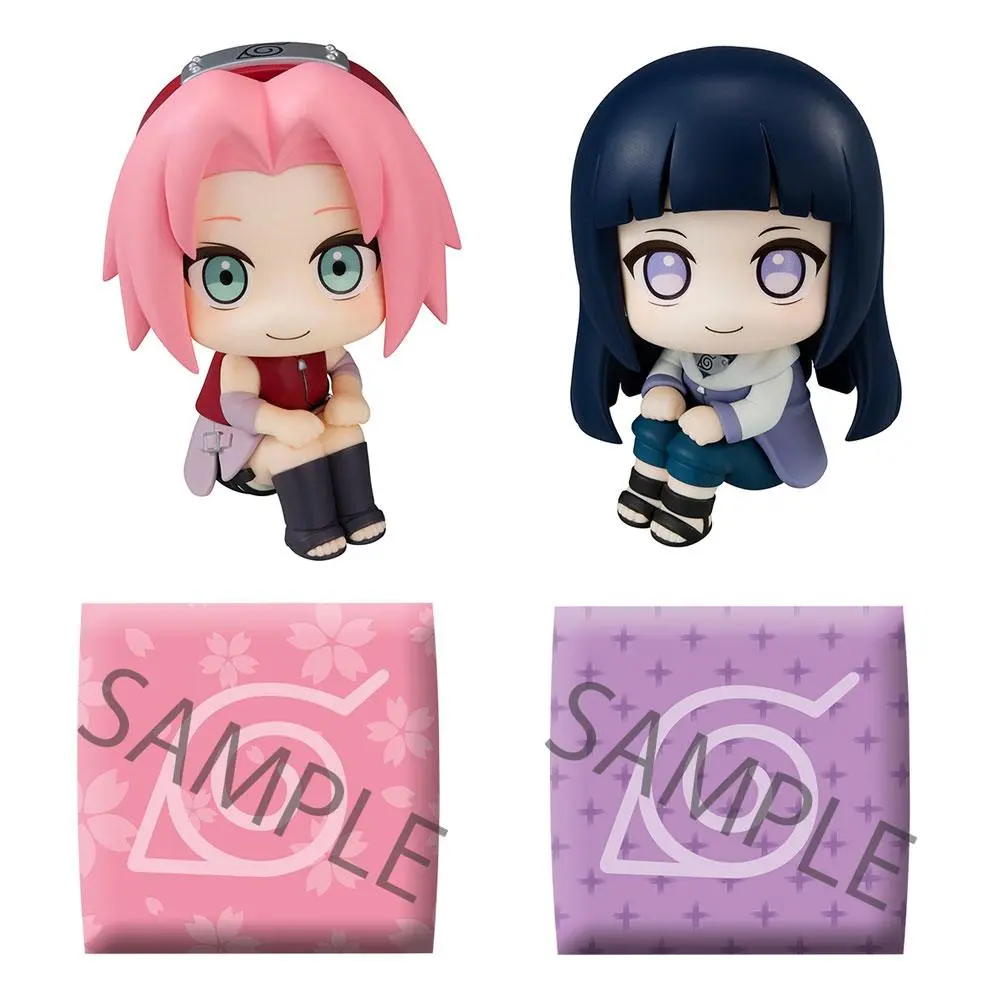 Naruto Shippuden Look Up PVC Statues Haruno Sakura &amp; Hyuga Hinata Limited Ver. 11 cm product photo