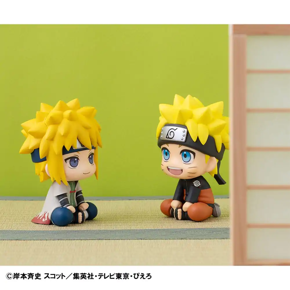 Naruto Shippuden Look Up PVC Statue Naruto Uzumaki Six Paths Sage Mode & Minato Namikaze 11 cm (with gift) product photo