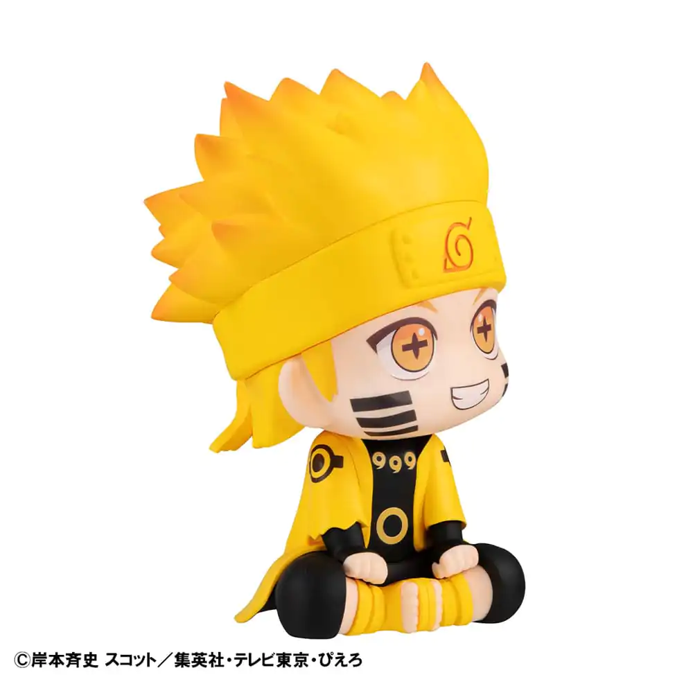 Naruto Shippuden Look Up PVC Statue Naruto Uzumaki Six Paths Sage Mode & Minato Namikaze 11 cm (with gift) product photo