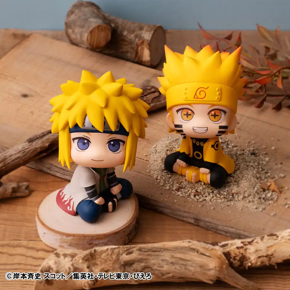 Naruto Shippuden Look Up PVC Statue Naruto Uzumaki Six Paths Sage Mode & Minato Namikaze 11 cm (with gift) product photo