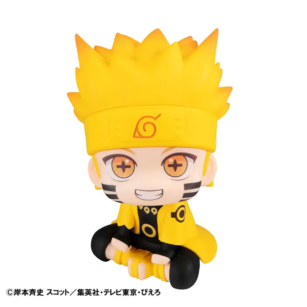 Naruto Shippuden Look Up PVC Statue Naruto Uzumaki Six Paths Sage Mode & Minato Namikaze 11 cm (with gift) product photo