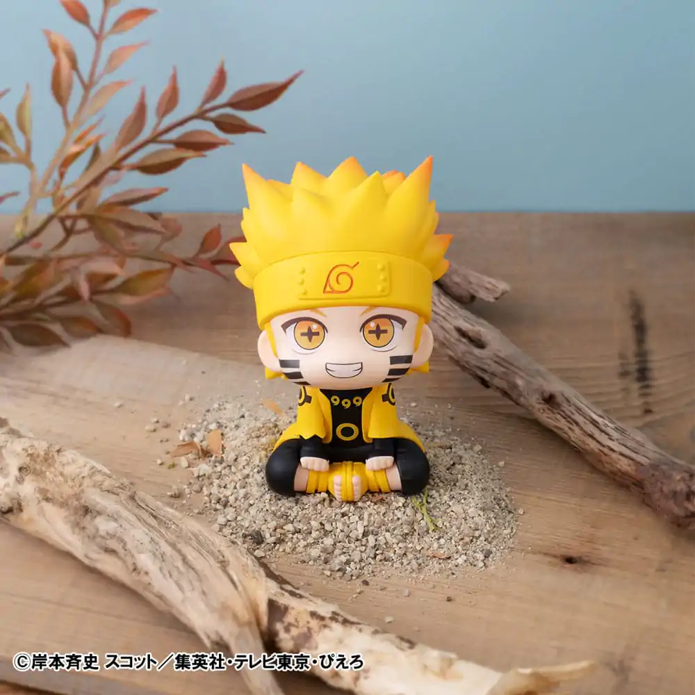 Naruto Shippuden Look Up PVC Statue Naruto Uzumaki Six Paths Sage Mode & Minato Namikaze 11 cm (with gift) product photo