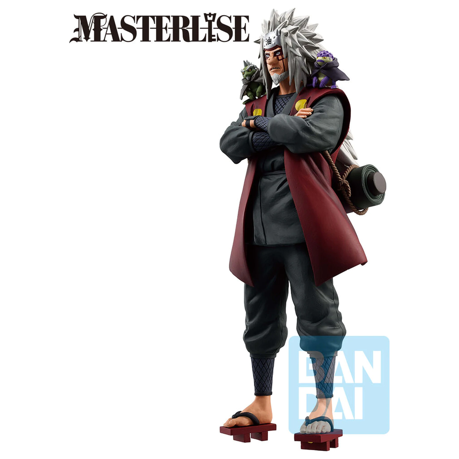 Naruto Shippuden Masterlise A Bridge Between the Lament of Samsara and Peace Jiraiya Ichibansho figure 27cm product photo