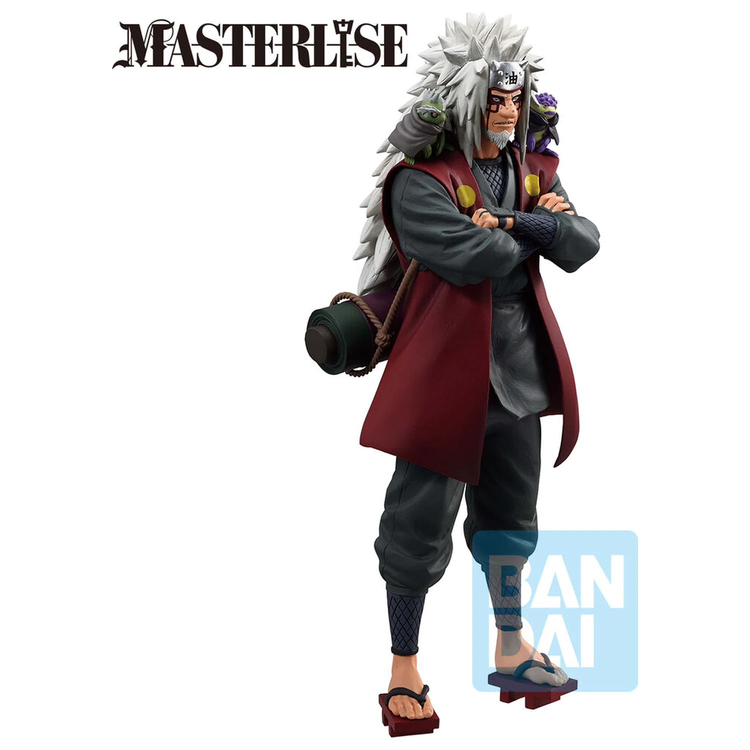 Naruto Shippuden Masterlise A Bridge Between the Lament of Samsara and Peace Jiraiya Ichibansho figure 27cm product photo