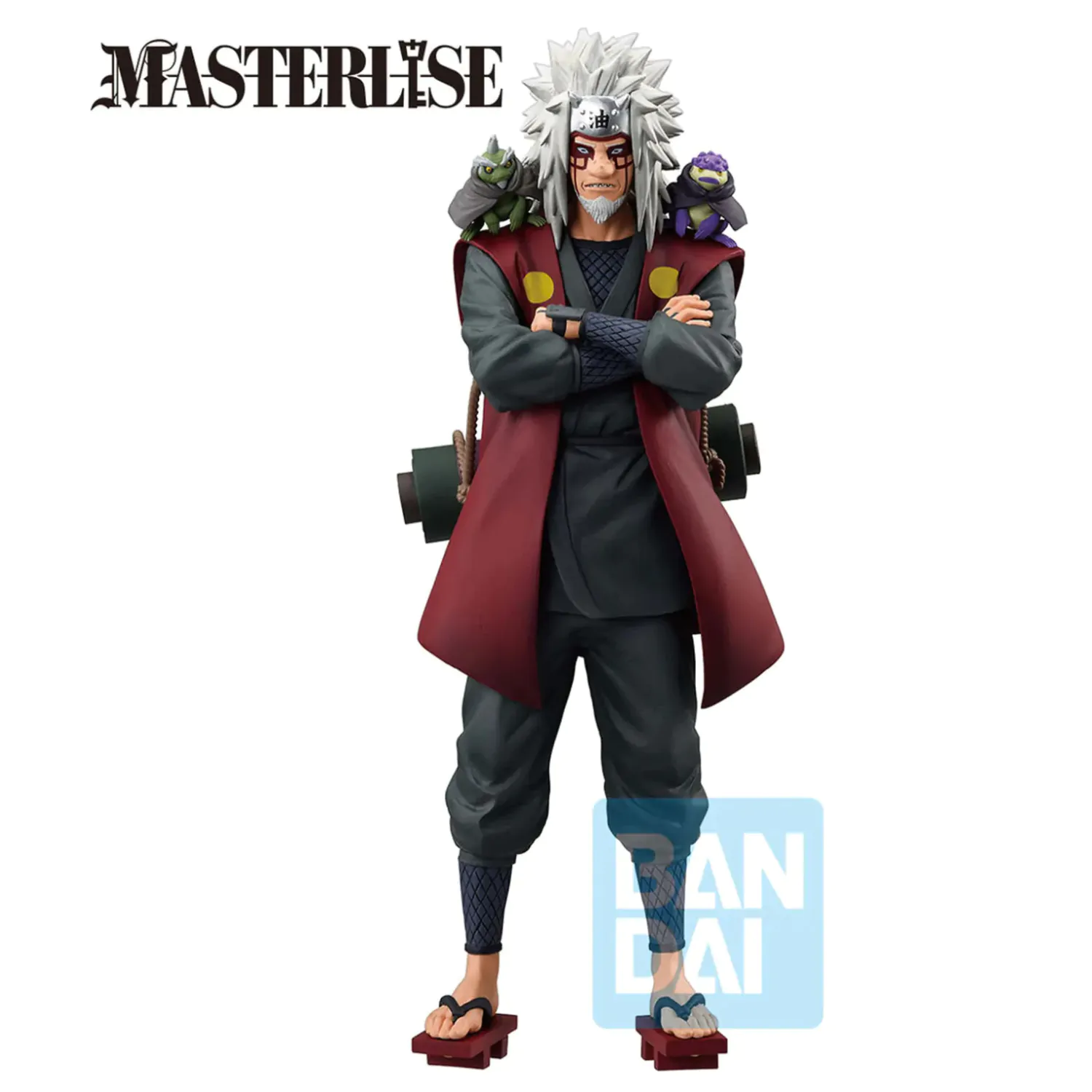 Naruto Shippuden Masterlise A Bridge Between the Lament of Samsara and Peace Jiraiya Ichibansho figure 27cm product photo