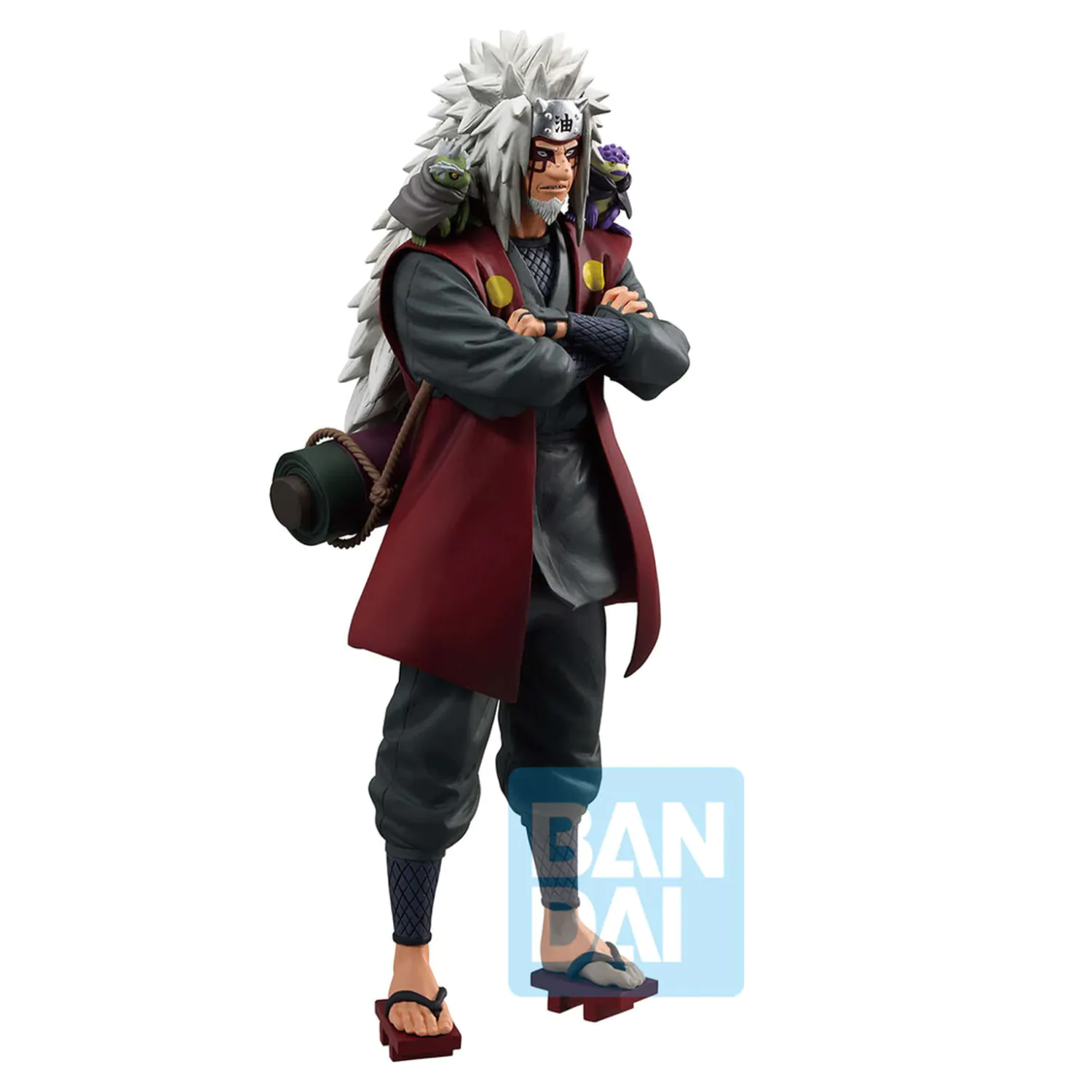 Naruto Shippuden Masterlise A Bridge Between the Lament of Samsara and Peace Jiraiya Ichibansho figure 27cm product photo