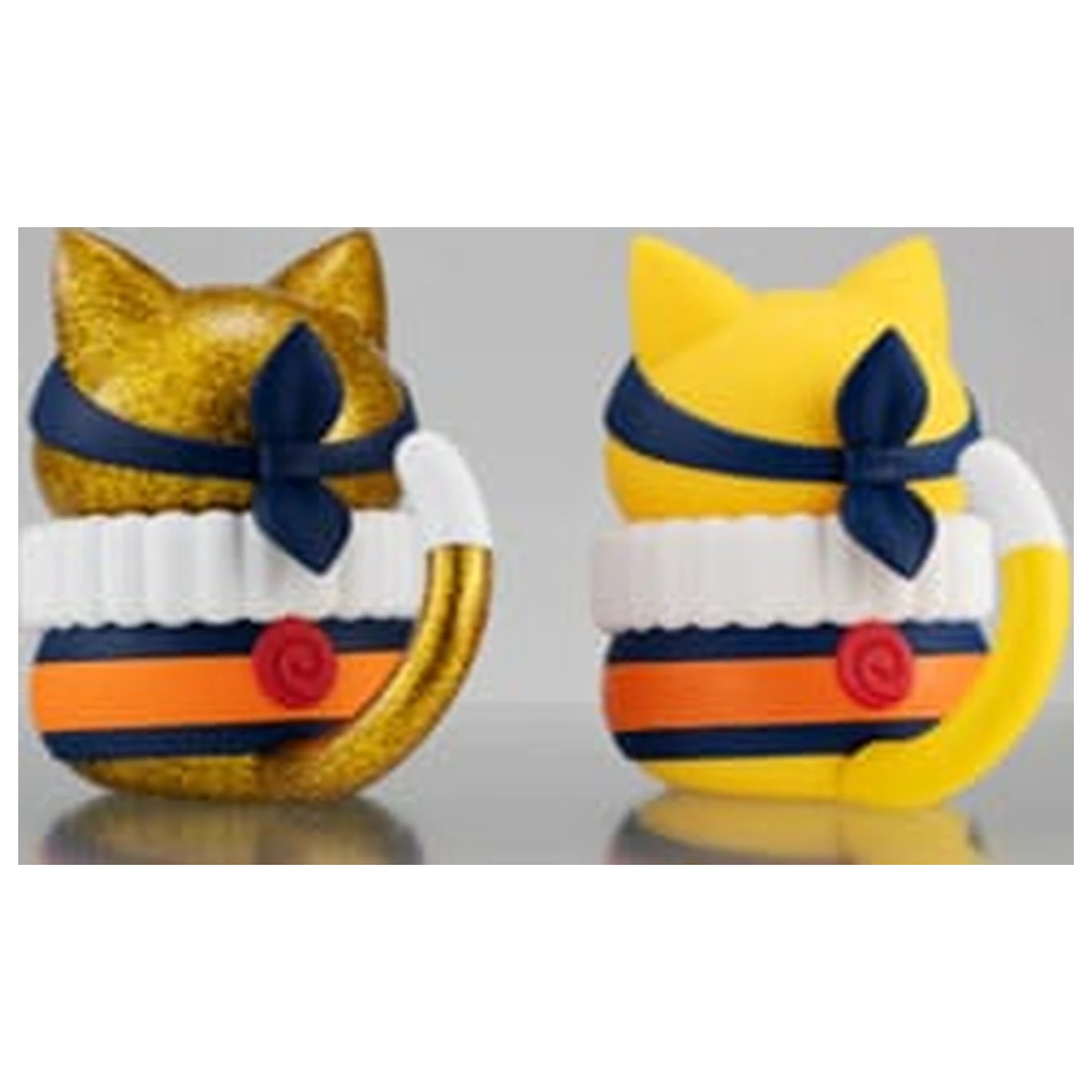 Naruto Shippuden Mega Cat Project Nyanto! Giant Nyaruto Series Trading Figure Naruto Uzumaki Gold Ver. 10 cm   product photo