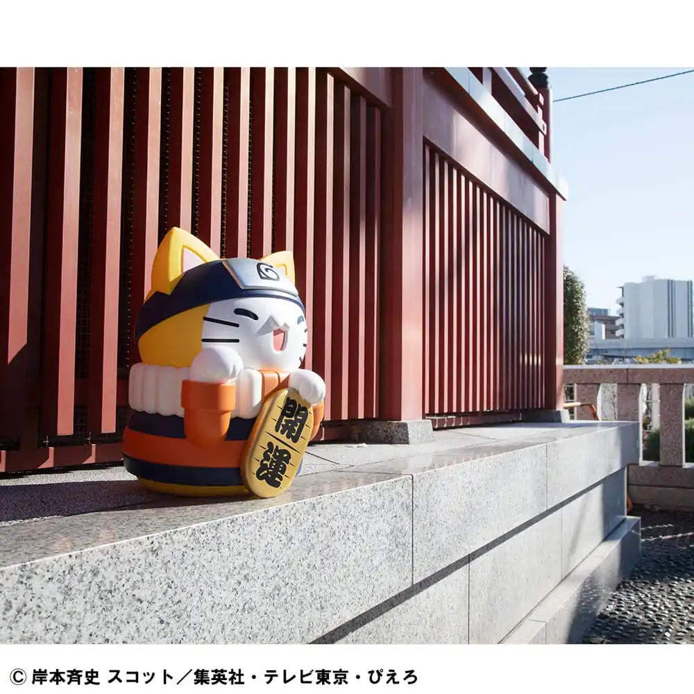 Naruto Shippuden Mega Cat Project Nyanto! The Big Nyaruto Series Trading Figure Nyaruto Fortune Cats Giant Ver. 34 cm product photo
