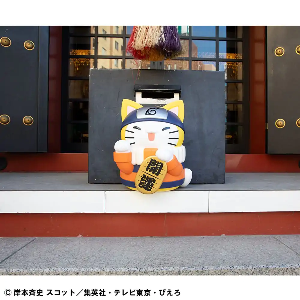 Naruto Shippuden Mega Cat Project Nyanto! The Big Nyaruto Series Trading Figure Nyaruto Fortune Cats Giant Ver. 34 cm product photo