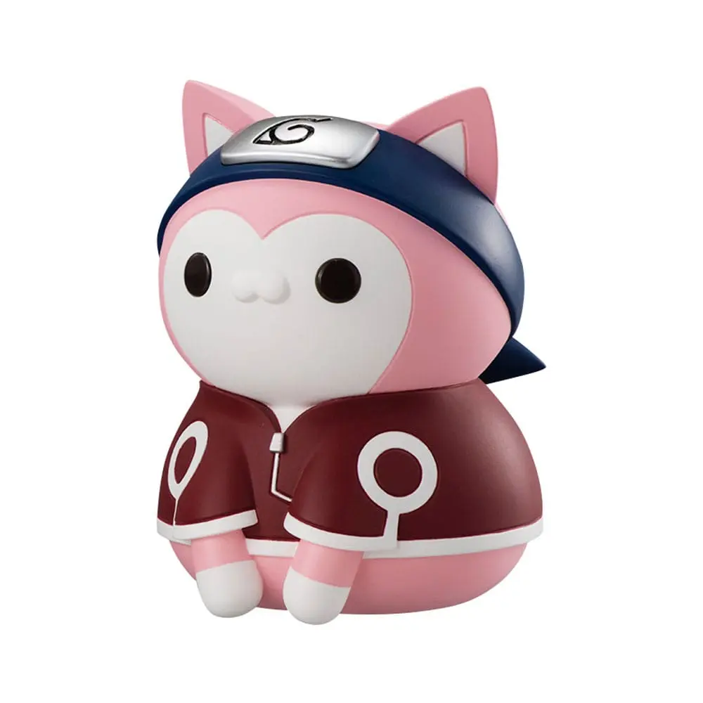 Naruto Shippuden Mega Cat Project Nyaruto! Series Reboot Trading Figure Sakura Haruno 10 cm product photo