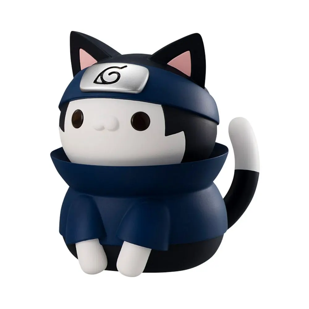 Naruto Shippuden Mega Cat Project Nyaruto! Series Reboot Trading Figure Sasuke Uchiha 10 cm product photo
