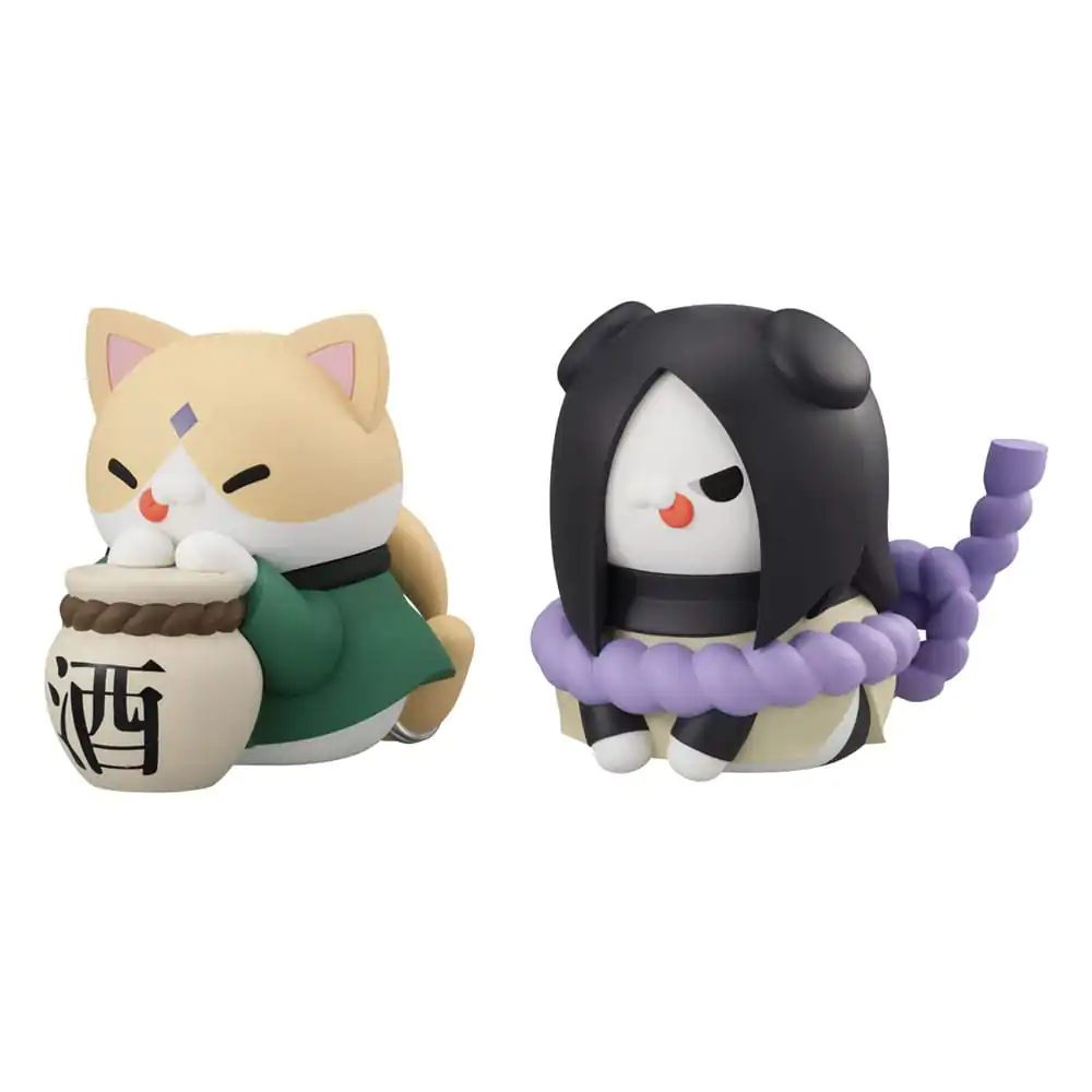 Naruto Shippuden Mega Cat Project Trading Figures Nyanto! The Big Nyaruto Series The Sannin Set 10 cm (With Gift) product photo