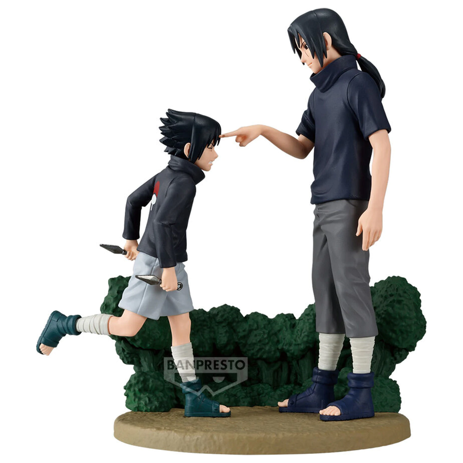 Naruto Shippuden Memorable Saga Sasuke Uchiha & Itachi Uchiha figure 14cm product photo