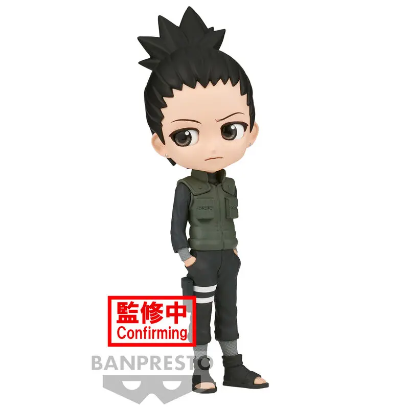 Naruto Shippuden Nara Shikamaru Ver.A Q posket figure 14cm termékfotó