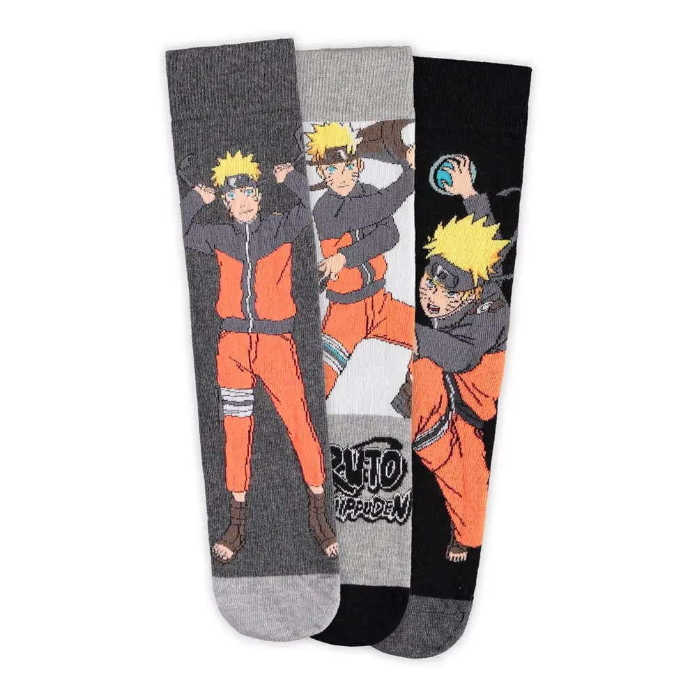 Naruto Shippuden Socks 3-Pack Naruto 39-42 product photo
