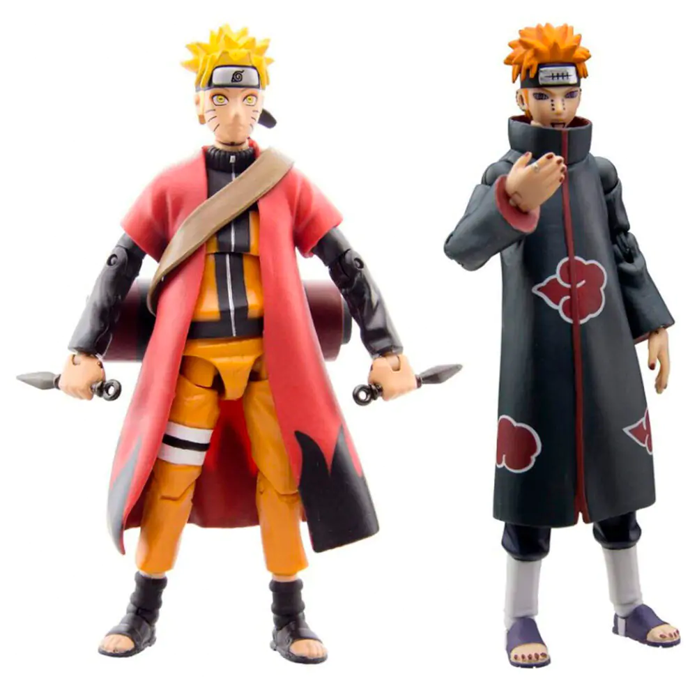 Naruto Shippuden Naruto vs Pain Sage Mode 25th Anniversary set figures 10cm product photo