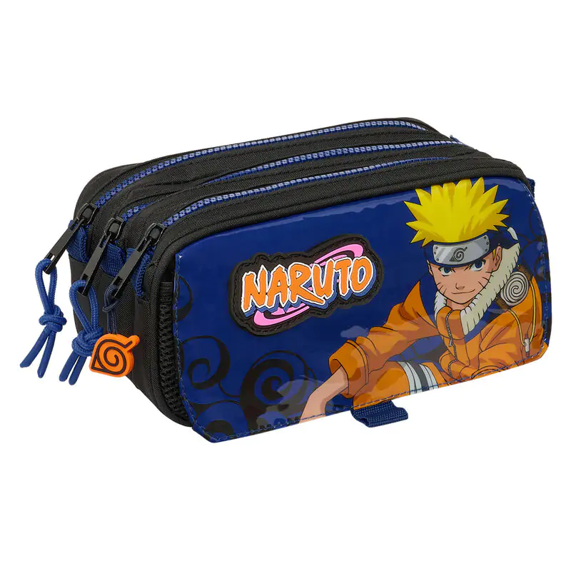 Naruto Shippuden Ninja triple pencil case product photo