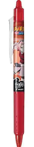 Naruto Shippuden Pen FriXion Clicker Naruto LE 0.7 Red product photo