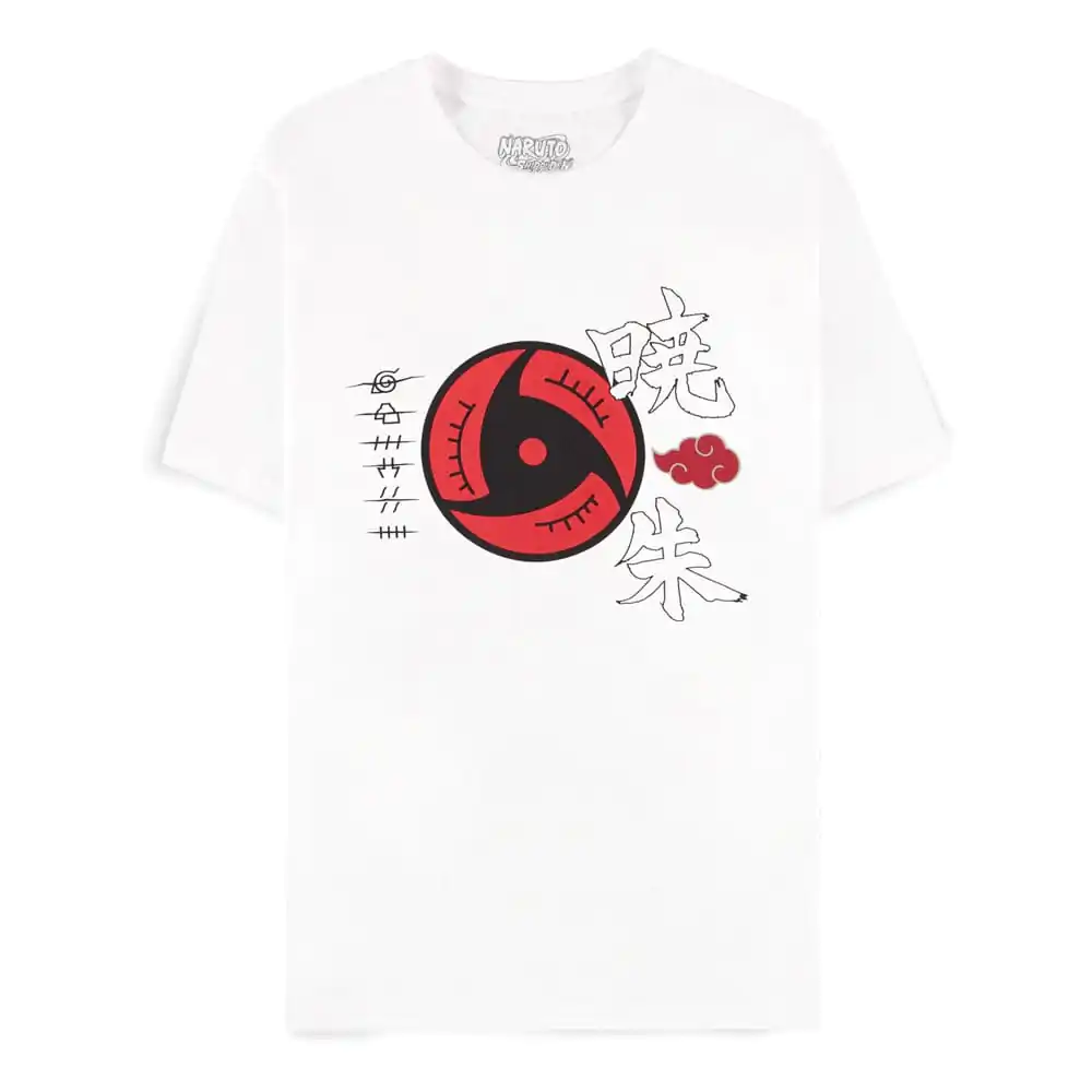 Naruto Shippuden T-Shirt Akatsuki Symbols White product photo