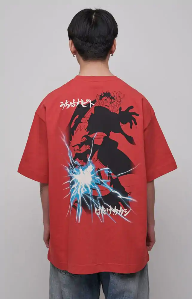 Naruto Shippuden T-Shirt Graphic Red termékfotó