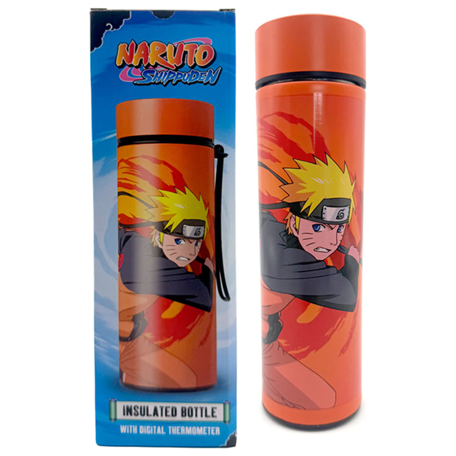 Naruto Shippuden thermos stainless steel bottle thermometer 450ml product photo