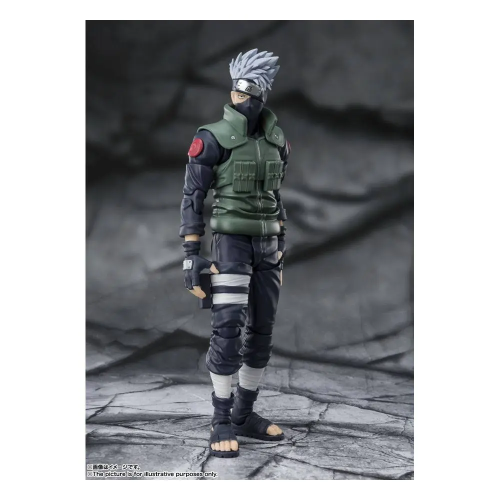 Naruto Shippuden S.H. Figuarts Action Figure Kakashi Hatake -The famed Sharingan Hero- 16 cm product photo