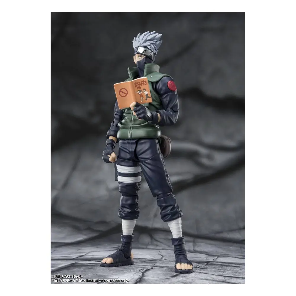 Naruto Shippuden S.H. Figuarts Action Figure Kakashi Hatake -The famed Sharingan Hero- 16 cm product photo