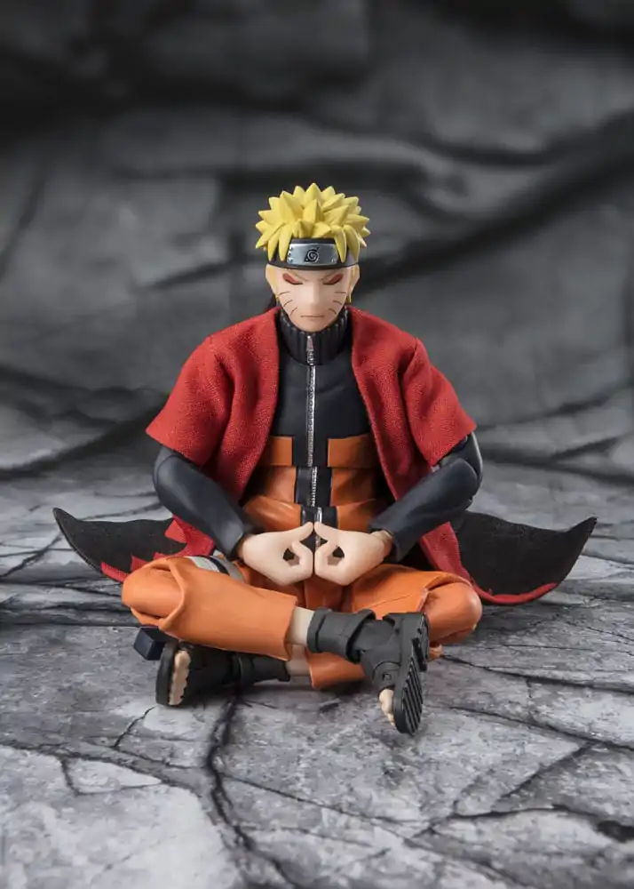 Naruto Shippuden S.H. Figuarts Action Figure Naruto Uzumaki (Sage Mode) - Savior of Konoha 15 cm termékfotó