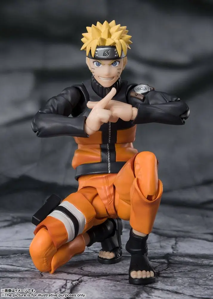 Naruto Shippuden S.H. Figuarts Action Figure Naruto Uzumaki -The Jinchuuriki entrusted with Hope- 14 cm product photo