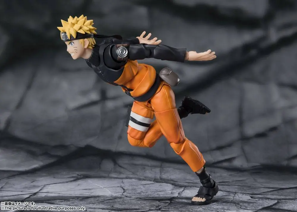 Naruto Shippuden S.H. Figuarts Action Figure Naruto Uzumaki -The Jinchuuriki entrusted with Hope- 14 cm product photo