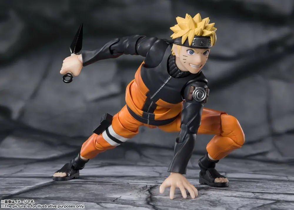 Naruto Shippuden S.H. Figuarts Action Figure Naruto Uzumaki -The Jinchuuriki entrusted with Hope- 14 cm termékfotó