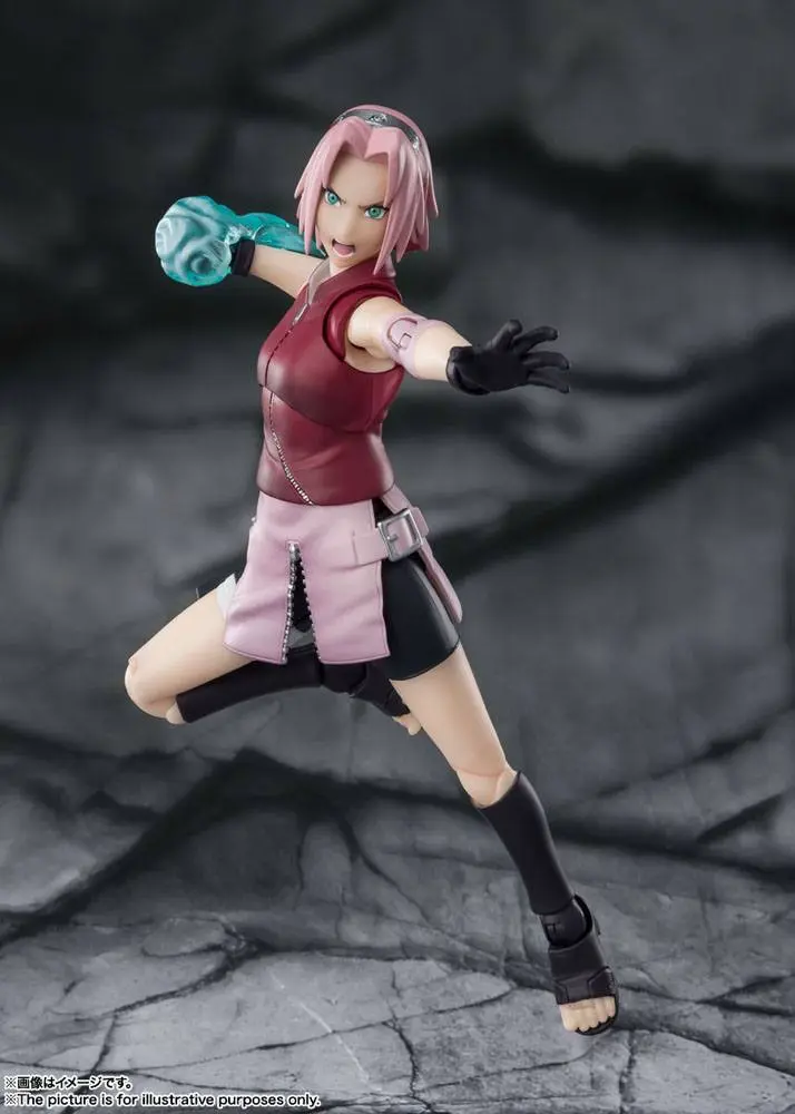 Naruto Shippuden S.H. Figuarts Action Figure Sakura Haruno -Inheritor of Tsunade's indominable will- 14 cm termékfotó