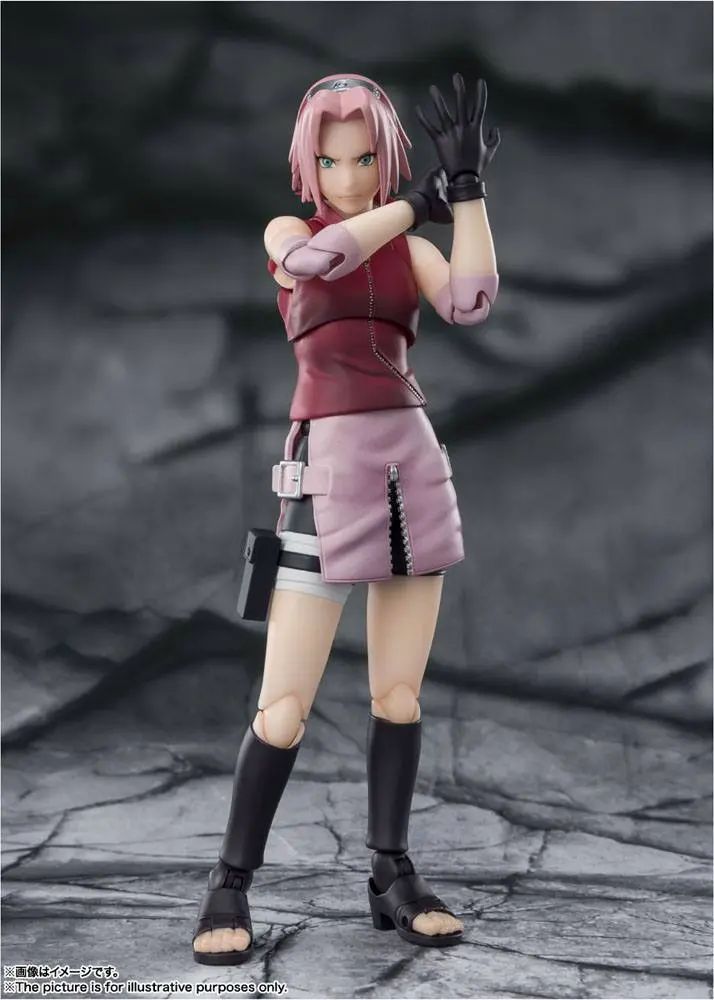 Naruto Shippuden S.H. Figuarts Action Figure Sakura Haruno -Inheritor of Tsunade's indominable will- 14 cm termékfotó