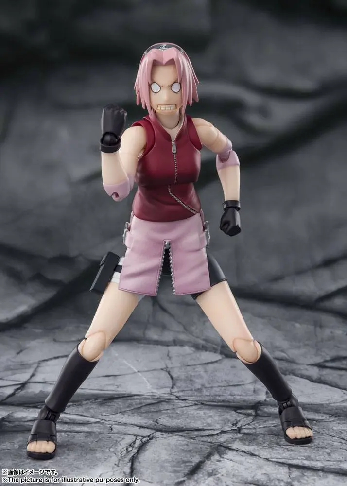 Naruto Shippuden S.H. Figuarts Action Figure Sakura Haruno -Inheritor of Tsunade's indominable will- 14 cm termékfotó