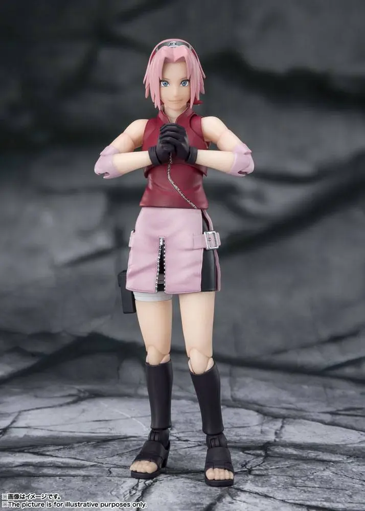 Naruto Shippuden S.H. Figuarts Action Figure Sakura Haruno -Inheritor of Tsunade's indominable will- 14 cm termékfotó