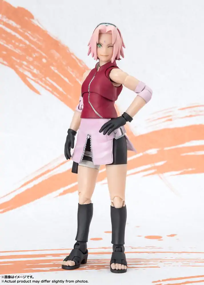 Naruto Shippuden S.H. Figuarts Action Figure Sakura Haruno Naruto OP99 Edition 14 cm termékfotó