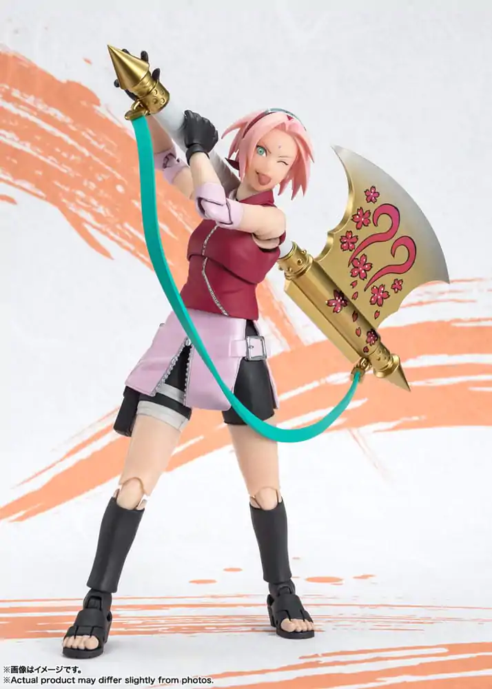 Naruto Shippuden S.H. Figuarts Action Figure Sakura Haruno Naruto OP99 Edition 14 cm termékfotó