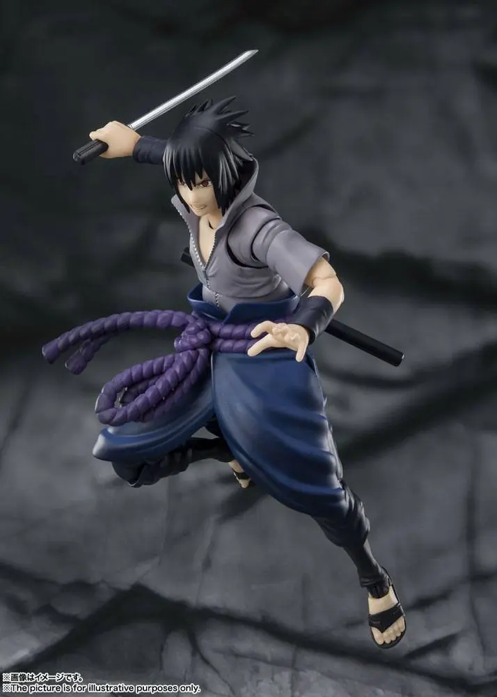 Naruto Shippuden S.H. Figuarts Action Figure Sasuke Uchiha -He who bears all Hatred- 15 cm termékfotó