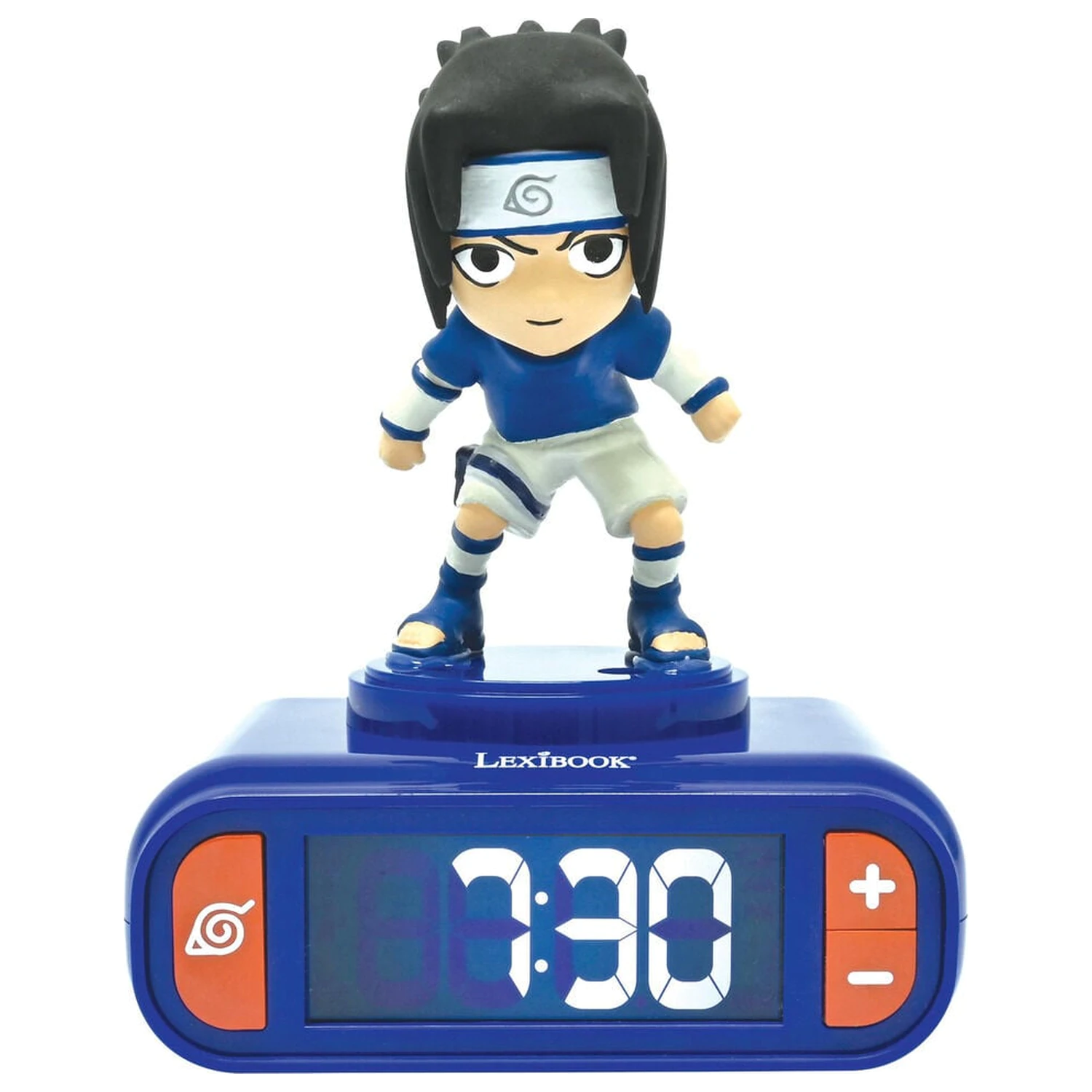 Naruto Shippuden Sasuke 3D night light digital alarm clock product photo